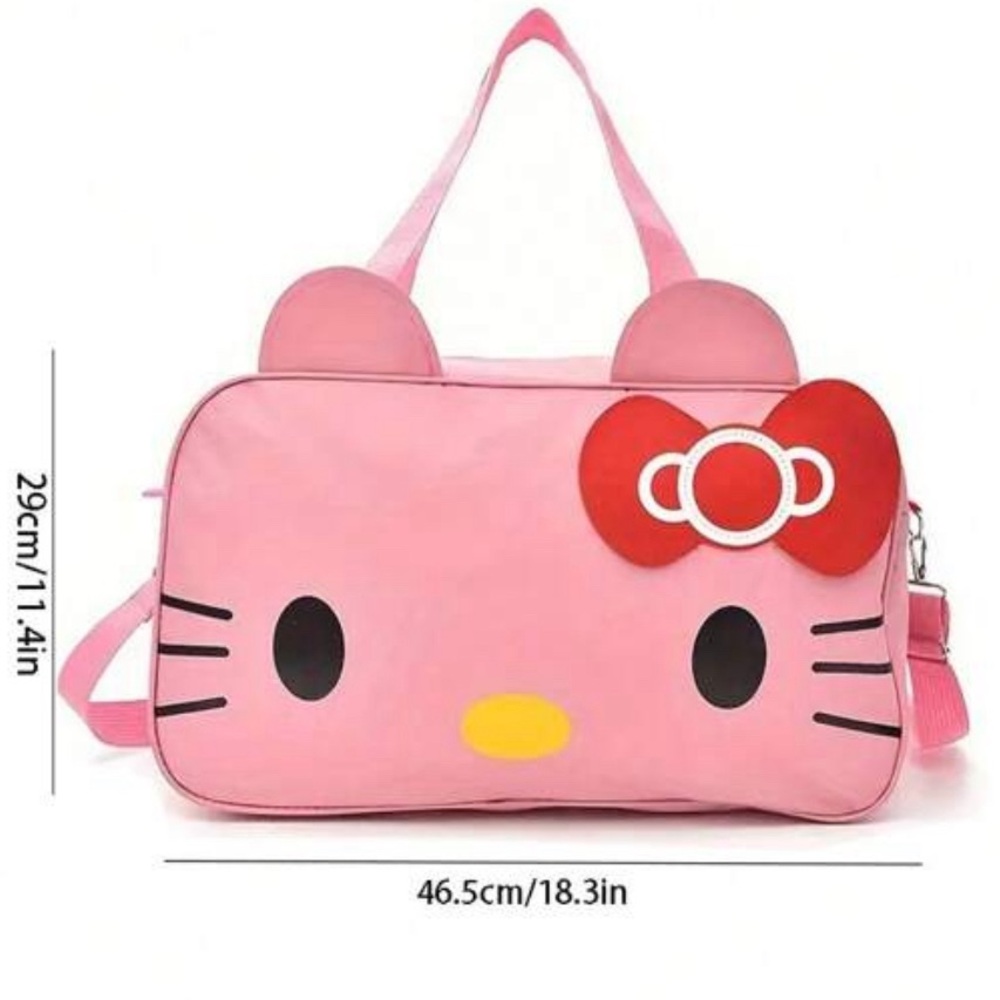 •Time To Go• Hello Kitty Jet Setter Overnight Travel Bag - Picture 3 of 3